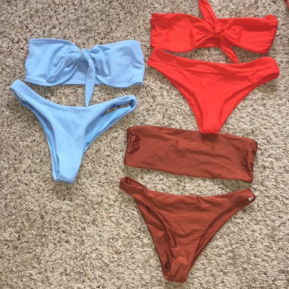 Bandeau Bikini Set